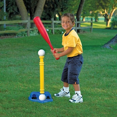 Adjustable Multicolor Plastic T-Ball Set for Kids