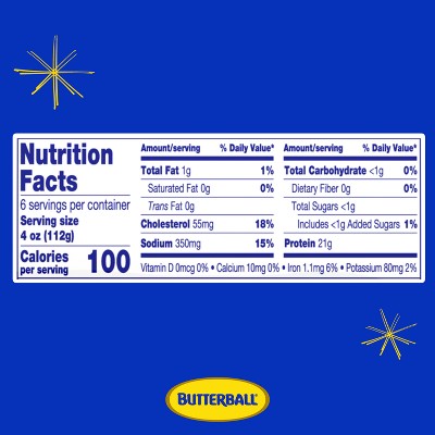 Butterball All Natural 98/2 Turkey Breast Tenderloins - 24oz