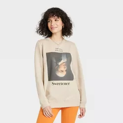 Women's Ariana Grande Sweetener Graphic Sweatshirt - Cream