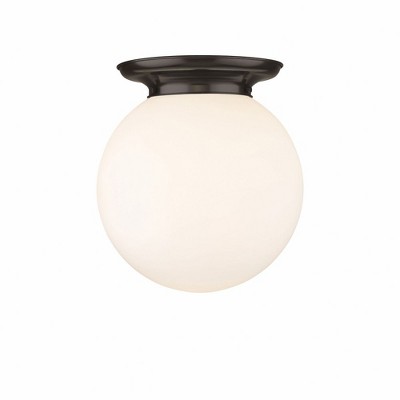 Beacon - 1 Light Flush Mount In Traditional Style-15.25 Inches Tall and 14 Inches Wide