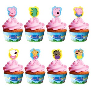 Treasures Gifted Peppa Pig Cupcake Toppers & Peppa Pig Cupcake Wrappers - 1 of 1