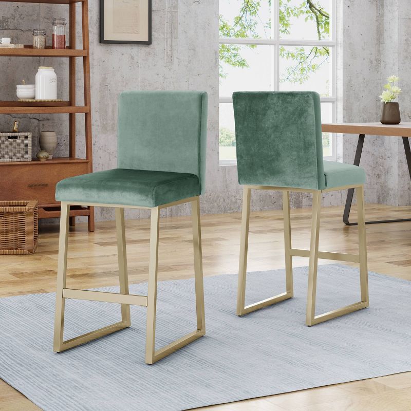 Set of 2 Toucanet Modern Counter Height Barstools - Christopher Knight Home, 3 of 13