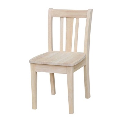 Set of 2 San Remo Juvenile Chairs Unfinished - International Concepts