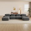 Aukfa Modular Corduroy Sectional Sofa with Ergonomic Support - Pet Friendly, Easy Assembly, Non-Slip Base Design - 2 of 4