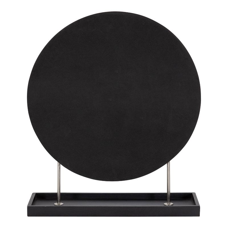 18&#34; x 22&#34; Maxfield Round Tabletop Mirror Silver/Black - Kate &#38; Laurel All Things Decor, 5 of 11