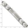 Black Bow Jewelry Mens 11.5mm Stainless Steel Brushed & Polished I.D. Bracelet, 8.25 In - 4 of 4