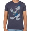 Seven Times Six Disney Donald Duck Shirt Shaking His Fists Short Sleeve Graphic Tee Blue - 3 of 4