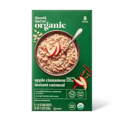 Organic Strawberries And Cream Instant Oatmeal 8 Pack, 1.41 oz at Whole  Foods Market