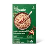 Organic Apple Cinnamon Instant Oatmeal Packets - 11.28oz/8ct - Good & Gather™