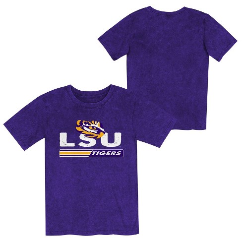 NCAA LSU Tigers Boys' Washed T-Shirt - image 1 of 3