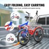 VEVOR Folding Adult Tricycle, 20-Inch 7-Speed Adult Folding Trikes, Carbon Steel 3 Wheel Cruiser Bike with Large Basket & Adjustable Seat - 4 of 4