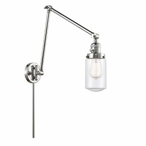 Dover - 1 Light Double Extension Swing Arm Wall Sconce In Traditional Style-30.75 Inches Tall and 4.5 Inches Wide - 1 of 1