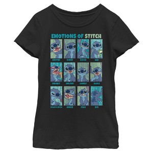 Girl's Lilo & Stitch Emotions of 626 T-Shirt - 1 of 4