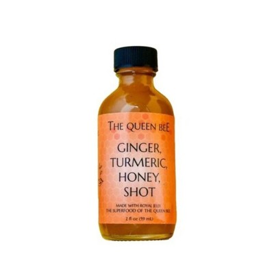 Queen Bee Ginger Turmeric Honey Shot 4 pack - 4 pack, 2 fz