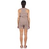 Memoi Women's 2 Piece Sweater Knit Tank Top and Shorts Set - 3 of 4