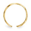 Black Bow Jewelry Weave Toe Ring in 14 Karat Gold - 2 of 4