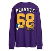 Men's - Peanuts - Franklin Collegiate Long Sleeve Graphic T-Shirt - 2 of 4