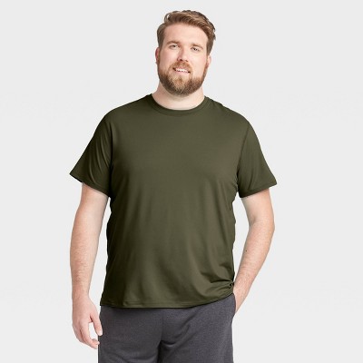 Men's Short Performance T-shirt - All In Motion™ Olive Green Xxl :