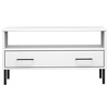 vidaXL Coffee Table White Solid Pine Wood Coffee Table Rectangular - 4 of 4