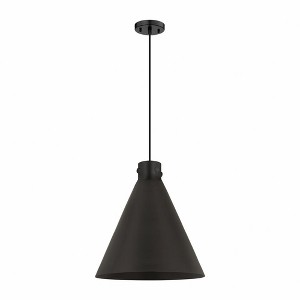 Newton Cone - 1 Light Pendant In Industrial Style-20.13 Inches Tall and 18 Inches Wide - 1 of 1