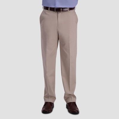 mens flat front casual pants