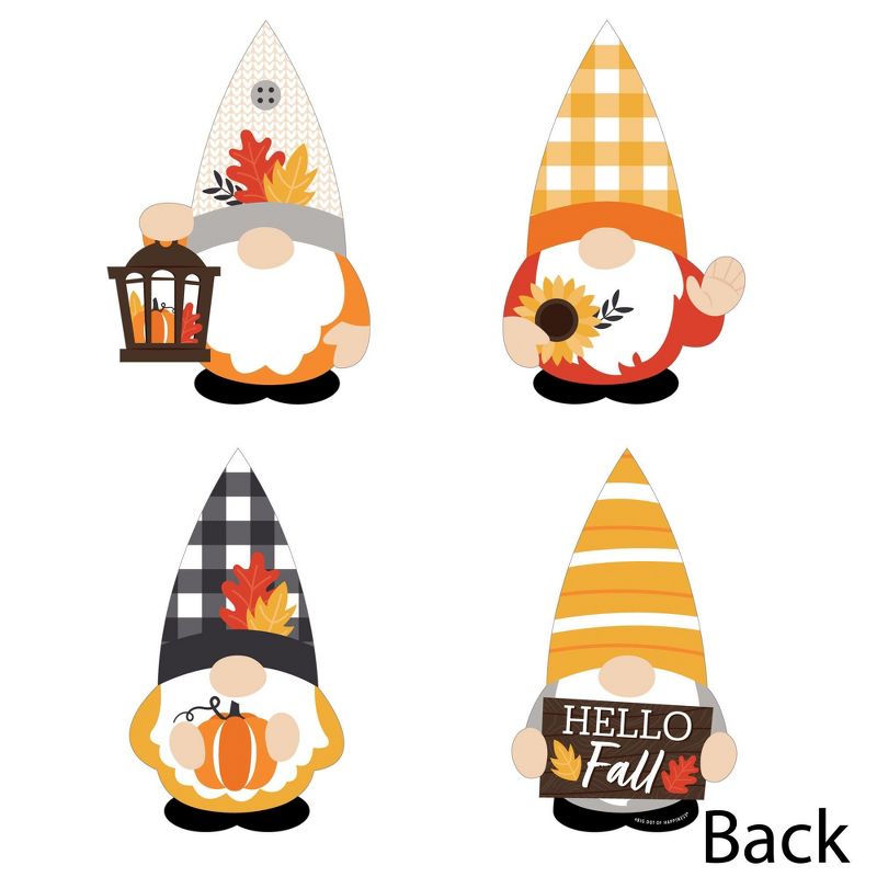 Big Dot of Happiness Fall Gnomes - Gnomes Decorations DIY Autumn Harvest Party Essentials - Set of 20, 3 of 7