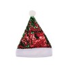 Unique Bargains Christmas Hat Sequined Christmas Hat Polyester Sequins 11.42"x15.75" 1 Pc - 4 of 4