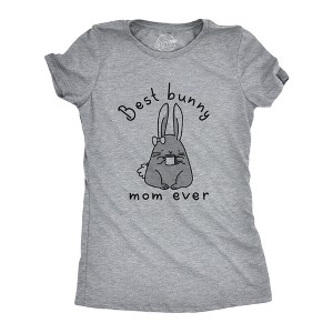 Womens Best Bunny Mom Ever T shirt Funny Funny Holiday Sunday Graphic Novelty Tee - Crazy Dog Women's T Shirt - 1 of 4