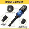 DOMETOUR 3-Piece 1/4 3/8 1/2" Socket WrenchImpact Socket Adapter Set Tools Extension Drill Adapter Bit Stocking Stuffers Christmas Cool Gadgets - 2 of 4