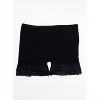 Women's Smock Textured Stretch Shorts - LETO - 4 of 4