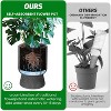 14.2" Tall Planters Set of 2, Self Watering Pots with Built-in Drainage and a Water Level Monitor - 4 of 4