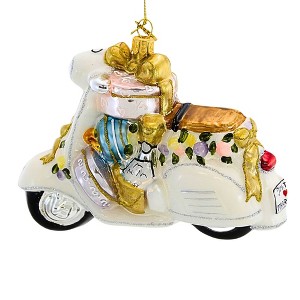 Huras Family 4.25 In Wedding Scooter Bridal Ornament Married Tree Ornaments - 1 of 3