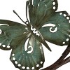 Eclectic Metal Butterfly Wall Decor Yellow/Red - Olivia & May: Iron Art, Bohemian Style, Indoor/Outdoor - 3 of 4