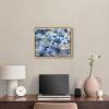 Art Remedy Gold over Blue Blue Abstract Wall Art Framed - 2 of 4