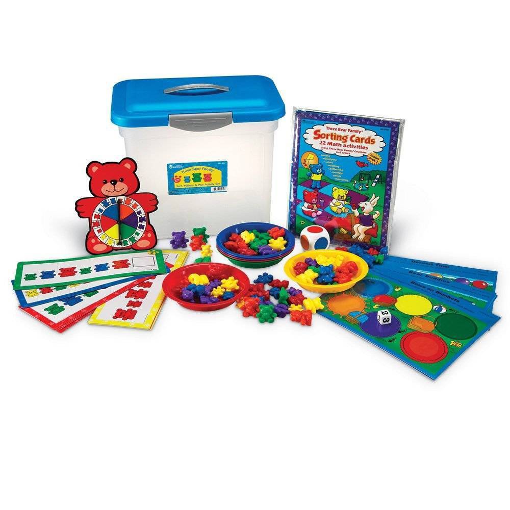 UPC 765023014198 product image for Learning Resources Three Bear Family Sort, Pattern & Play Activity Set | upcitemdb.com