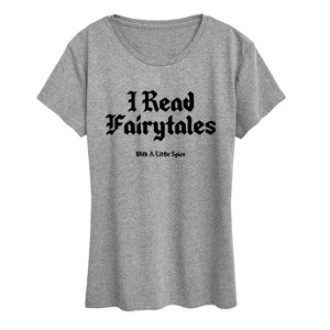 Women's - Instant Message - Read Spice Fairytales Short Sleeve Graphic T-Shirt - 1 of 4