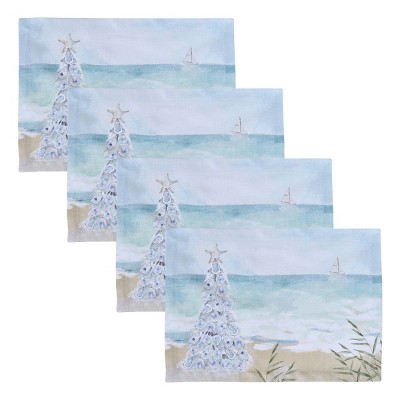 Split P Christmas By The Sea Placemat Set Of 4