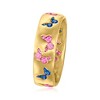 Ross-Simons 1.00 ct. t.w. Pink and Blue Sapphire Butterfly Ring in 18kt Gold Over Sterling - 3 of 4