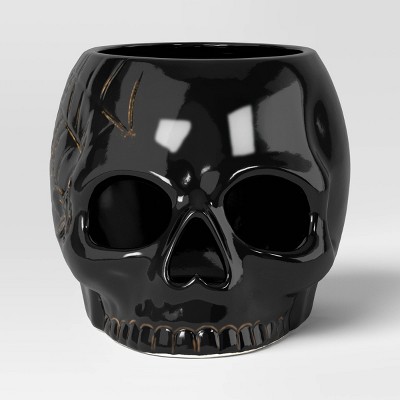 Halloween Skull Pillar Candle Holder - Threshold™
