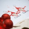 Vervaco Stamped Table Runner Cross Stitch Kit 16"X40"-Christmas Gnomes - 3 of 4