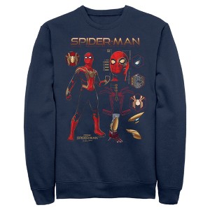 Men's Marvel Spider-Man: No Way Home Iron Suit Gear Sweatshirt - 1 of 4