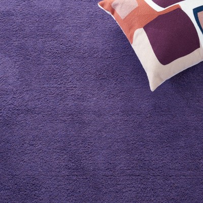 Himalaya 9' x 12' Purple Wool Handmade Tufted Rug