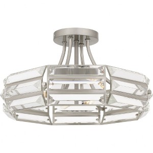 Quoizel Lighting 4 - Light Semi-Flush Mount in  Brushed Nickel - 1 of 1