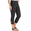 Collections Etc Decorative Denim Capris - 2 of 4
