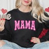 Simply Sage Market Women's Graphic Sweatshirt Mama Pink Hearts - 2 of 4