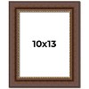 PosterPalooza | Photo Size Traditional Brown Picture Frame - UV Acrylic, Foam Board Backing, Hanging Hardware - 2 of 4