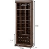 coucheta 10-Tier Tall Shoe Cabinet, 73.35" Extra Large Shoe Rack for 30 Pairs, Free Standing Organizer with Boot Shelf for Entryway, Farmhouse Style - 2 of 4