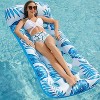 Jasonwell Inflatable Pool Float Lounge for Adults, Blue Floating Lounger, Sun Tanning Float, Swimming, Lake, Beach Party Toy - 4 of 4