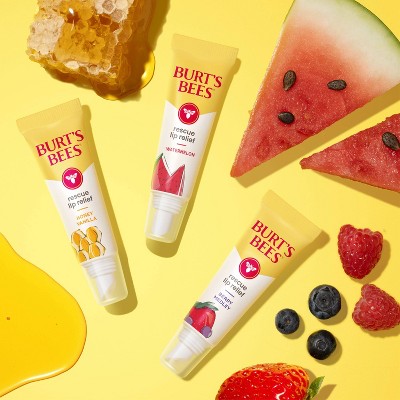 Burt's Bees Rescue Relief Lip Balms Honey Vanilla - 0.35oz/2pk