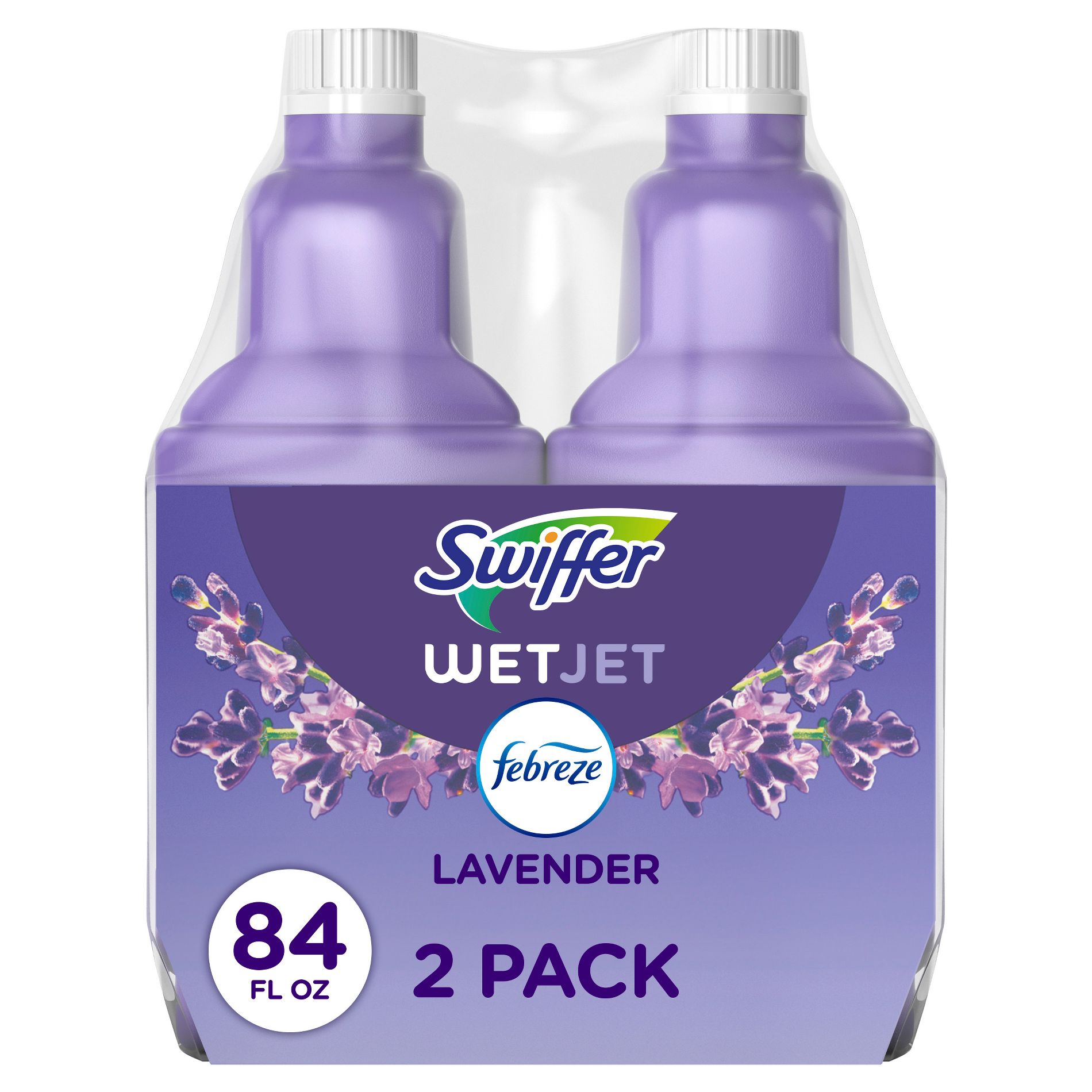 Swiffer WetJet Mop Liquid Refill Solution - Lavender - 84.4 fl oz/2ct